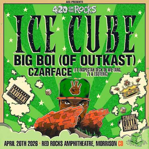 ICE CUBE SET TO IGNITE RED ROCKS WITH A 420 EXPERIENCE FOR THE AGES