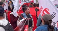Hermana de Pedro Castillo trabaja en un municipio, pero participa en protestas en horario laboral
