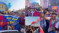 Followers Colour 'Paint Marine Drive In Messi's Shade' As Messi