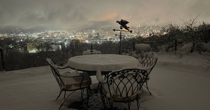 PHOTOS: Overnight snowfall blankets the Tri