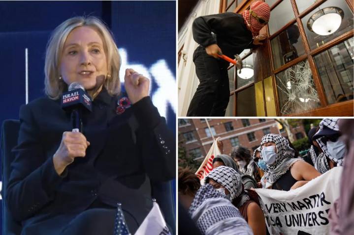 Hillary Clinton blames social media for radicalizing young Americans against Israel