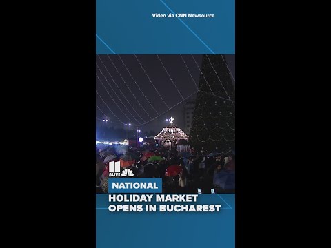 Holiday Market opens in Bucharest