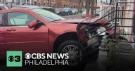 Driver hits officer then crashes into home in North Philadelphia, police say