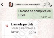 El WhatsApp de Pradas a Mazón justo antes de la comida en El Ventorro: «La cosa se complica en Utiel»