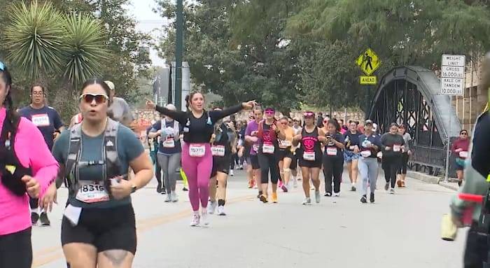 Thousands of runners, joggers cross finish line at inaugural San Antonio Marathon