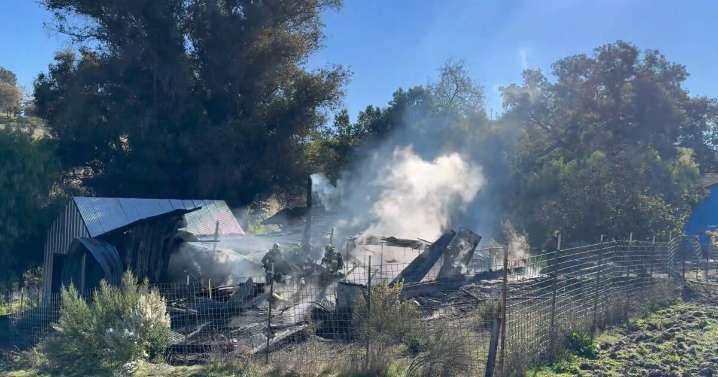 Firefighters respond to chicken coop fire in Adelaida area