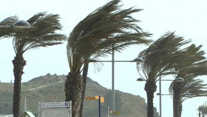 Viento del oeste con rachas intensas y máximas en ascenso en Alicante