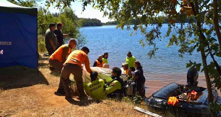 Hallan cuerpos de desaparecidos en Embalse Coihueco tras tres días de búsqueda