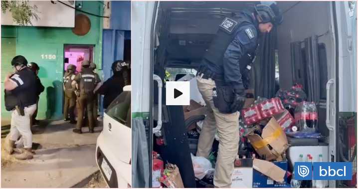 Denuncia por ruidos molestos permite descubrir bar clandestino con más de 100 asistentes en Santiago