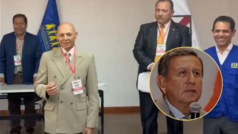 Antonio Ortiz Villano fue proclamado candidato presidencial de Salvemos al Perú tras lanzamiento de moneda al aire
