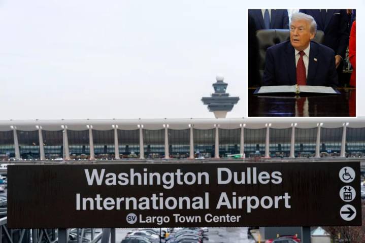 Trump plans to rebuild Dulles airport into ‘something really spectacular’