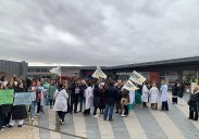 Suben al 28,1% los médicos que paran en el tercer día de huelga en León