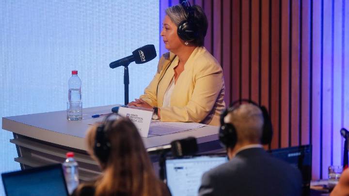 Jeannette Jara en Debate ARCHI: "No soy heredera de Boric ni de Bachelet, soy heredera de un proyecto político de dentroizquierda"