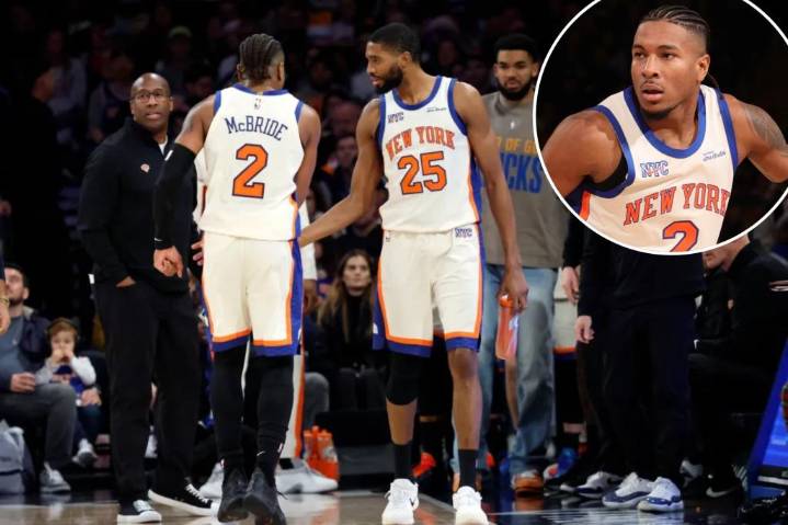 Miles McBride in walking boot after injury with Knicks status uncertain