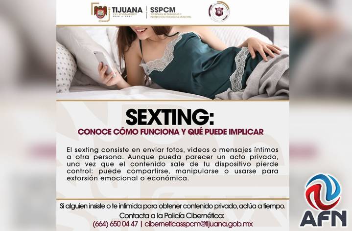 Alerta la SSPCM sobre riesgos del "sexting" entre menores de edad