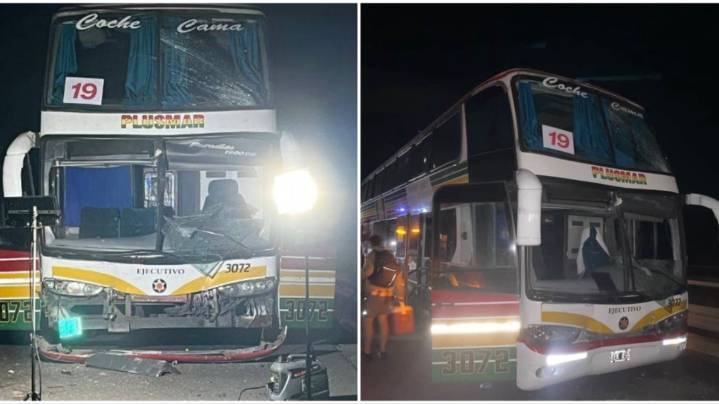 Tres micros con hinchas de Estudiantes chocaron entre sí en su camino a Santiago del Estero