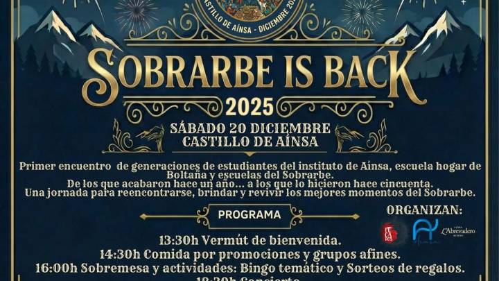 El Sobrarbe se prepara para su gran reencuentro: "Sobrarbe is back"