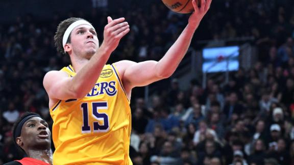 Hachimura hits 3 at buzzer on pass from James as Lakers beat Raptor...