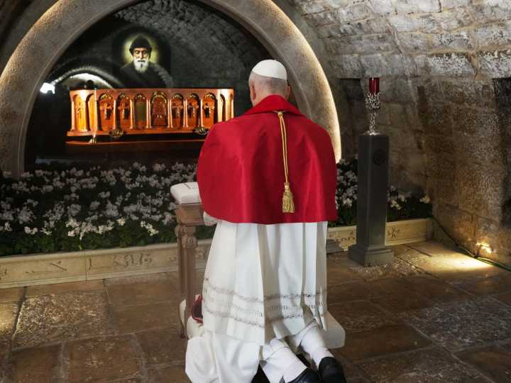 Pope Leo XIV prays for peace in Lebanon and the Levant