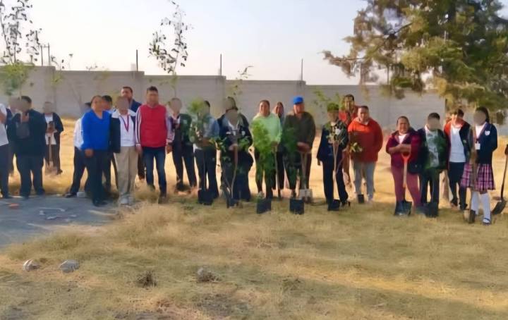 Realizan jornada de reforestación en Teotihuacán