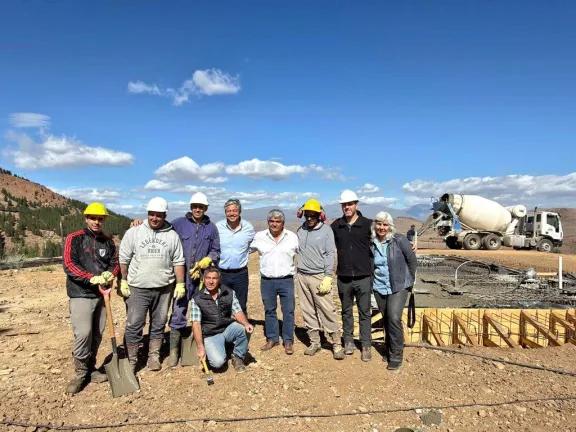 Huinganco avanza con la obra del Cristo Luz y se proyecta como nuevo destino de turismo religioso