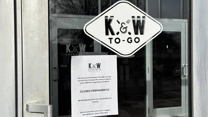 K&W Cafeteria closing permanently after being in business since 1937