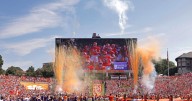 How much alcohol did Clemson sell at football games in 2025?
