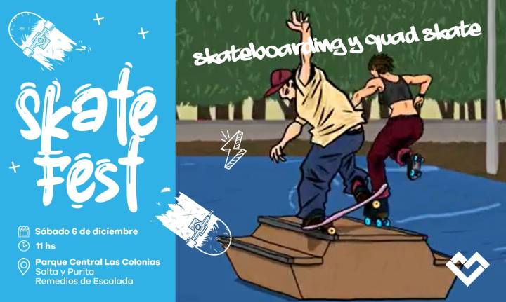Este sábado 6 llega a Lanús el Skate Fest