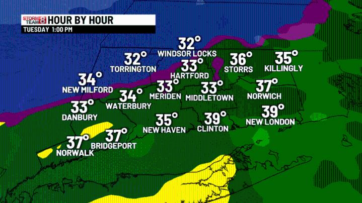 Active weather-Icy mix inland, rain & fog across Southern Connecticut