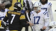 Philip Rivers, with 649 passing yards, will leapfrog Ben Roethlisberger on all