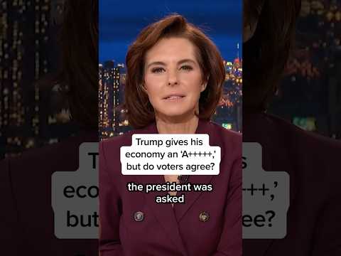 Trump gives his economy an "A+++++" but do voters agree?