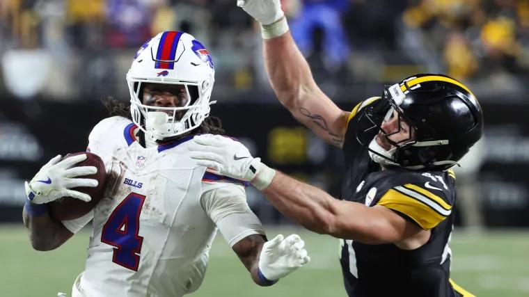 Touching gesture by Bills RB James Cook helped propel offensive line vs. Steelers
