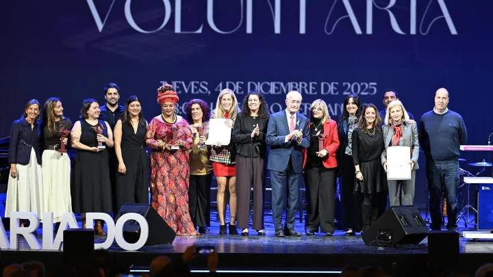 Málaga reconoce la labor de voluntarios y entidades en los XXI Premios Málaga Voluntaria