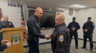 New Bedford Police, EMS, recognized for their actions on emergency call for pregnant woman