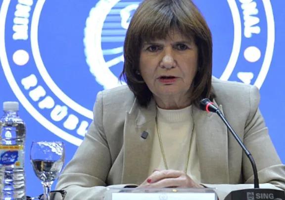 Patricia Bullrich oficializó su renuncia y dejará el Ministerio de Seguridad desde el 1° de diciembre