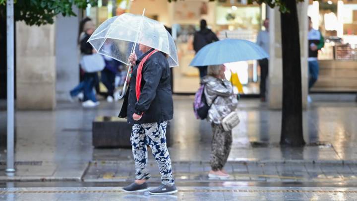 La lluvia por horas en Zaragoza hoy, jueves 4 de diciembre, según la Aemet
