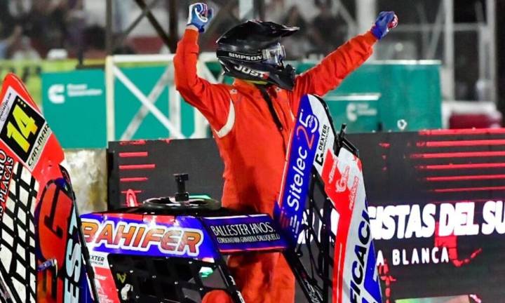 Franchi está intratable: ganó su cuarta final del Estival de midgets