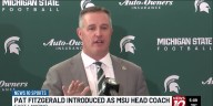 Pat Fitzgerald speaks for first time as MSU coach