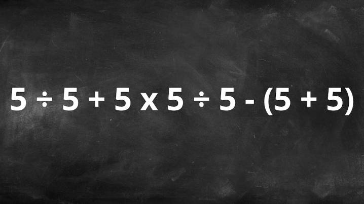 ¿Cuánto es 5 ÷ 5 + 5 x 5 ÷ 5 - (5 + 5)?: la cuenta matemática que pone a prueba a los genios