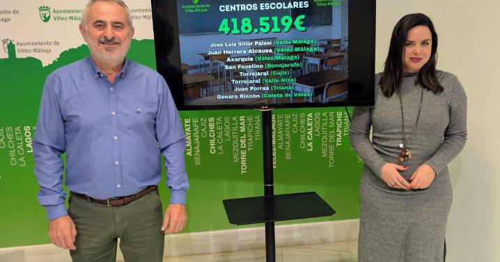El Ayuntamiento de Vélez-Málaga invierte más de 400.000 euros en la mejora de distintos centros educativos