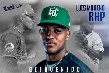 Dominicano Luis Moreno lanzará para Navegantes del Magallanes