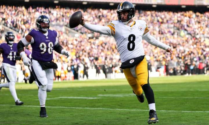 Steelers recupera la cima de la AFC Norte al vencer a Ravens en Baltimore