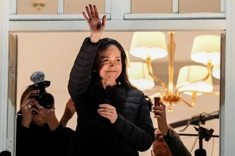 Corina Machado reapareció en Oslo y sentenció: "Se necesita coraje para luchar por la libertad"