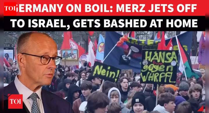 Germany On Boil, Merz In Israel: Chancellor Slammed At Home Over Conscription Rules
