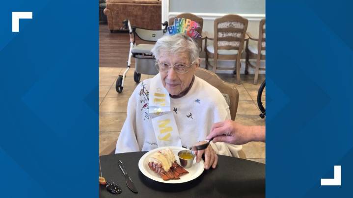 East Texas woman celebrates her 96th birthday with her favorite things -