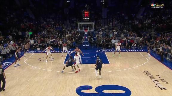 Tyrese Maxey scores 20 of his 35 points in the 3rd quarter and the 76ers beat the Wizards 121