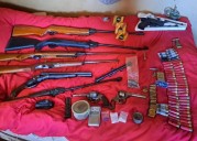 Secuestraron armas, municiones, droga y una moto robada en un operativo en el barrio Pilar I