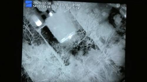 Shoplifting suspect captured with drone after allegedly crashing car in Huntington, Long Island