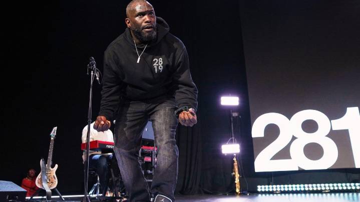 Young adults are waiting in line to worship at this fast