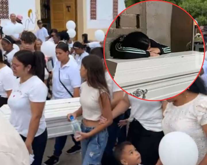 Entre dolor y exigencia de justicia: así fue el funeral de la pequeña Shelsy en Mingueo